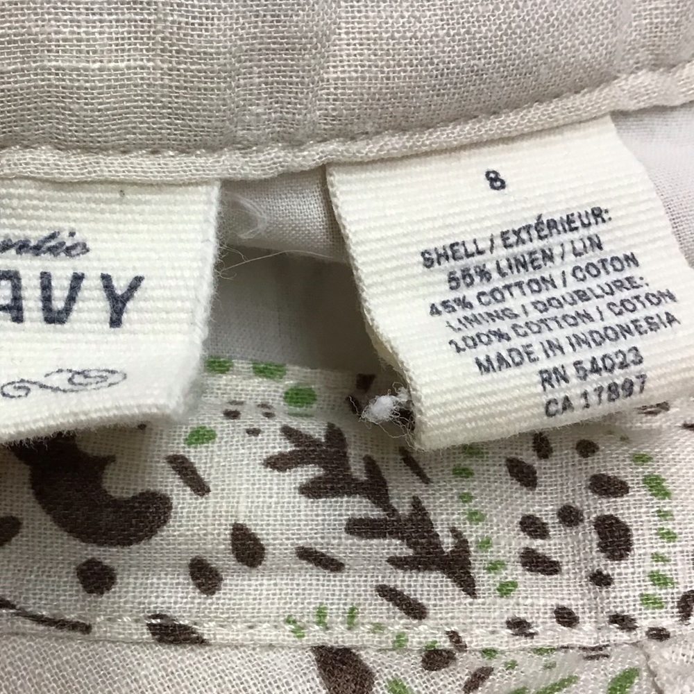 OLD NAVY - women's midi skirt sz 8 cream - Picture 4 of 5